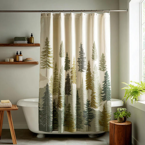Pine Sanctuary Shower Curtain NCU0DV1885