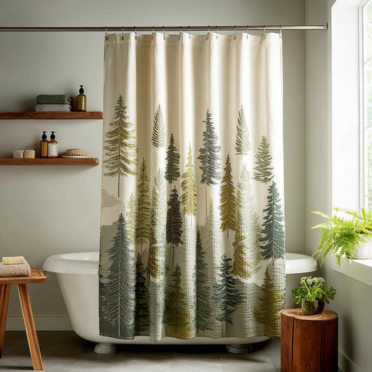 Pine Sanctuary Shower Curtain NCU0DV1885