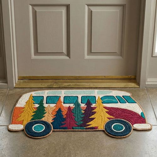 Pine Tree Custom Shape Doormat NCU0NNT3143