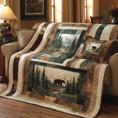 Pine Valley Quilt Quilted Blanket NCU0LDH751