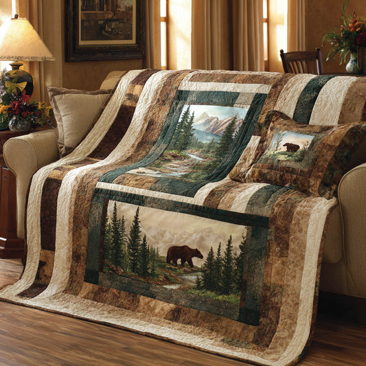 Pine Valley Quilt Quilted Blanket NCU0LDH751
