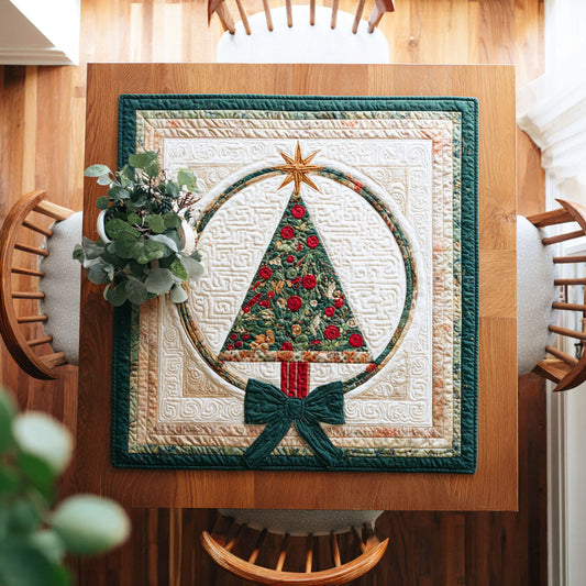 Pine Wrap Quilted Table Topper NCU0NTD350