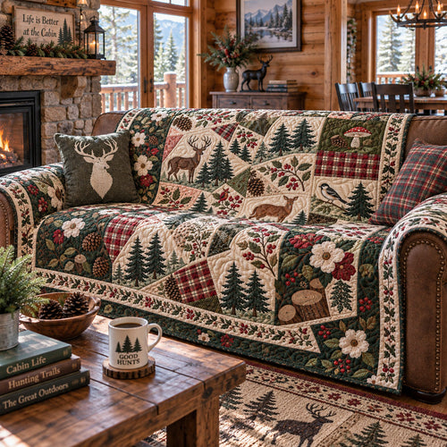Pinewood Sanctuary Quilted Sofa Cover NCU0PTT3481