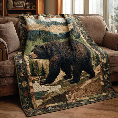 Pinewood Trek Quilted Blanket NCU0PTT1683