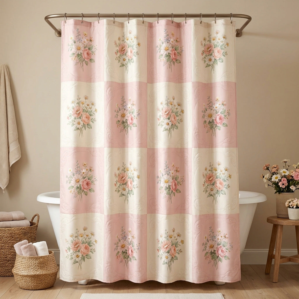 Pink Blossom Shower Curtain NCU0NTV965