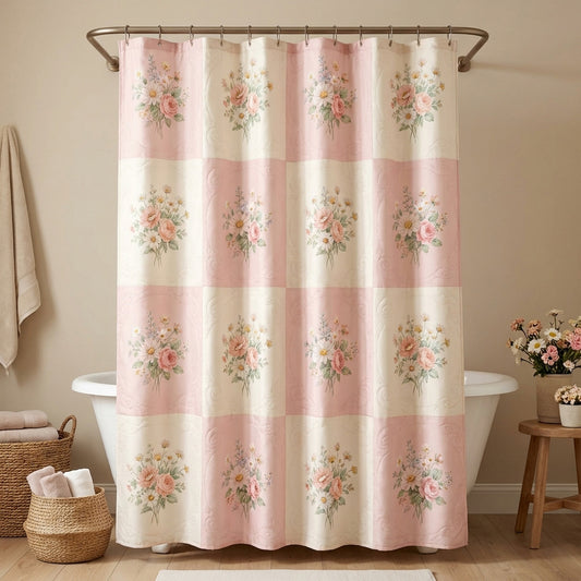 Pink Blossom Shower Curtain NCU0NTV965