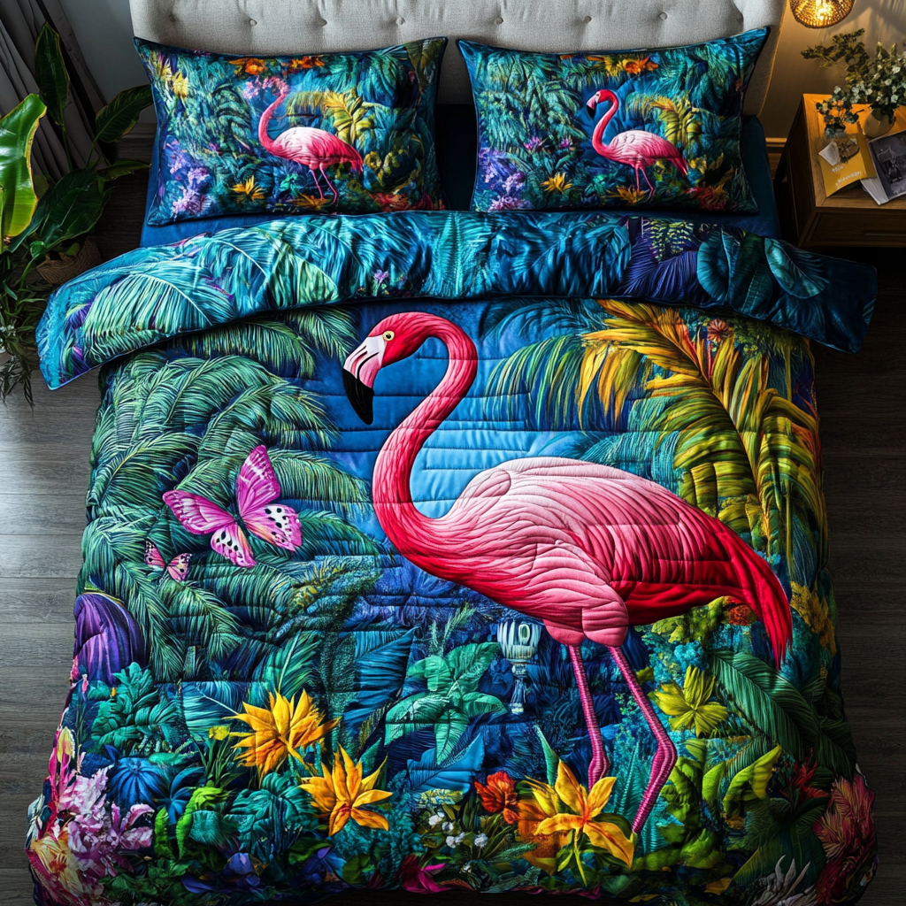 Pink Paradise Duvet Cover Set NCU0DDK383