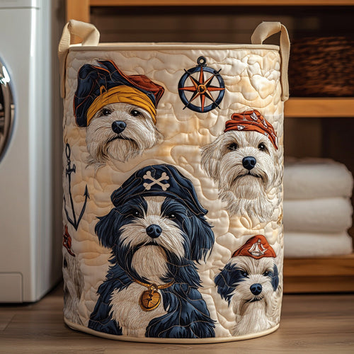 Pirate Brotherhood Quilted Laundry Basket NCU0LDH233