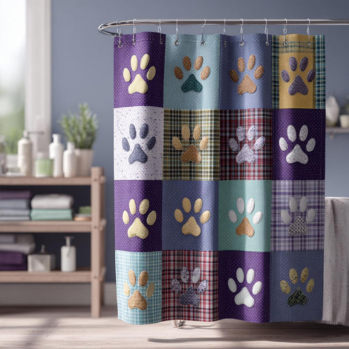 Playful Paws Shower Curtain NCU0DV1843