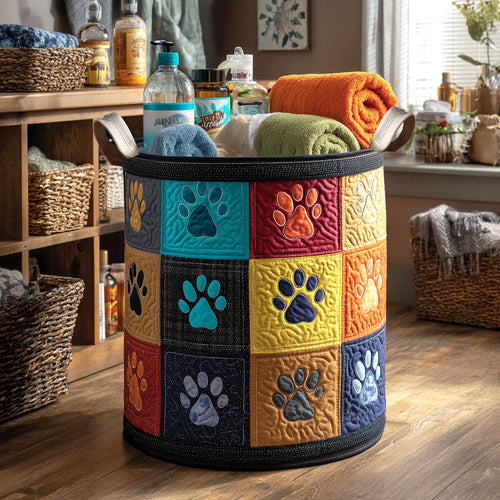 Playful Whispers Quilted Laundry Basket NCU0NTV600