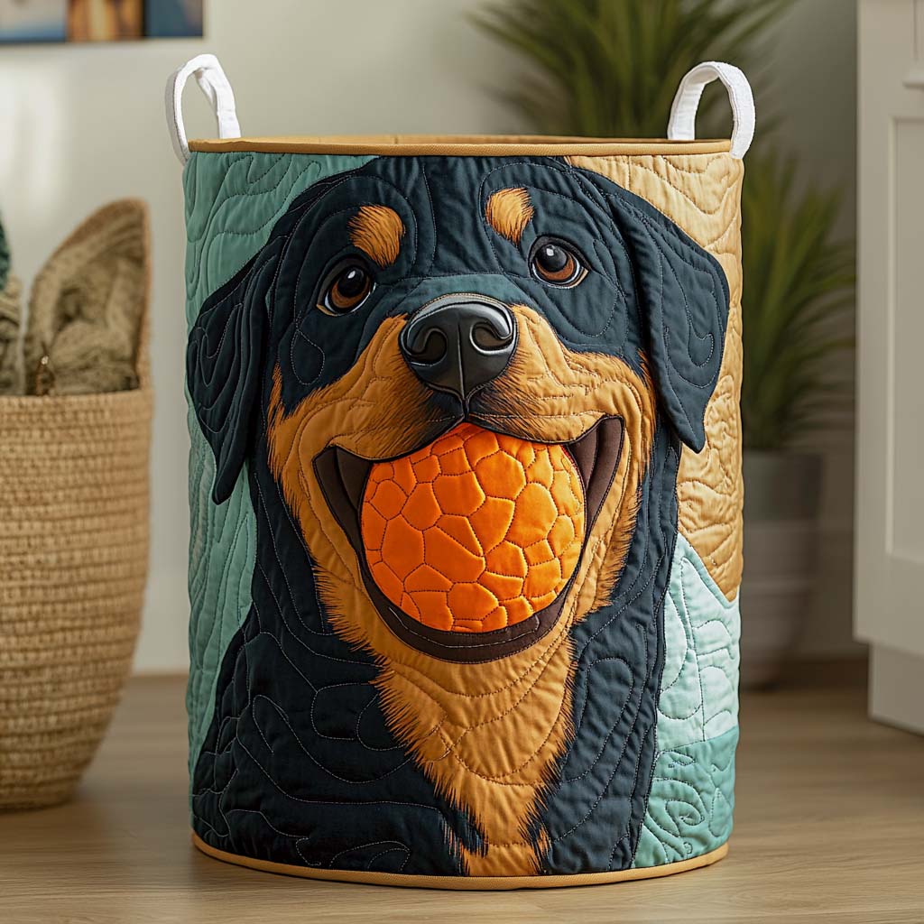 Jolly Bulldog Quilted Laundry Basket NCU0NXD180