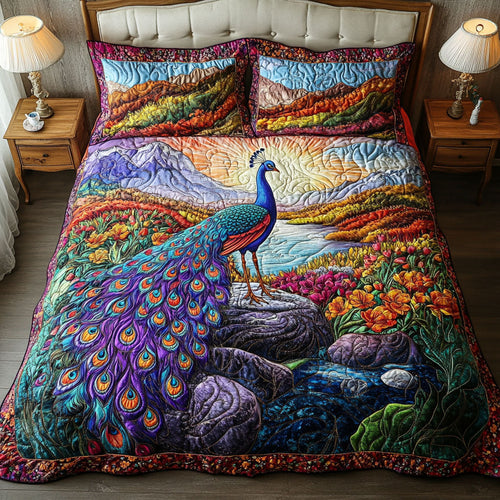 Plumage in the Lush Garden Duvet Cover Set NCU0PTT289