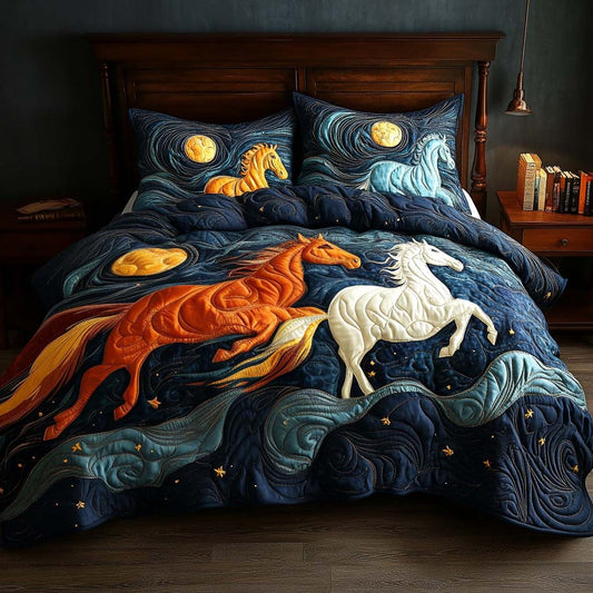 Polar Gallop 3-Piece Quilted Bedding Set NCU0NNL149