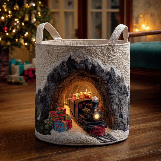 Polar Wonder Quilted Laundry Basket NCU0DV1272