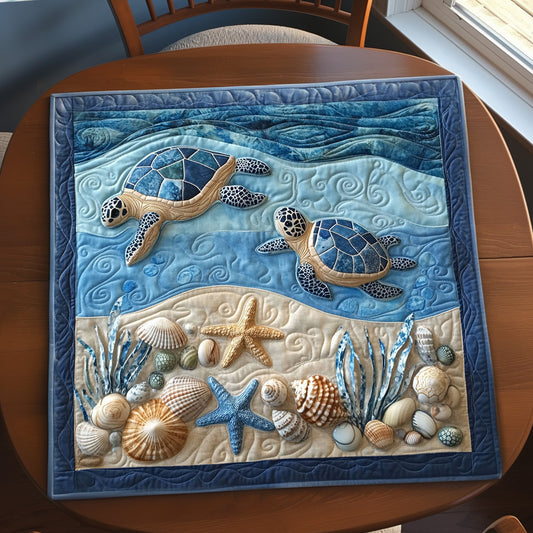 Polynesian Drift Quilted Table Topper NCU0PTT690