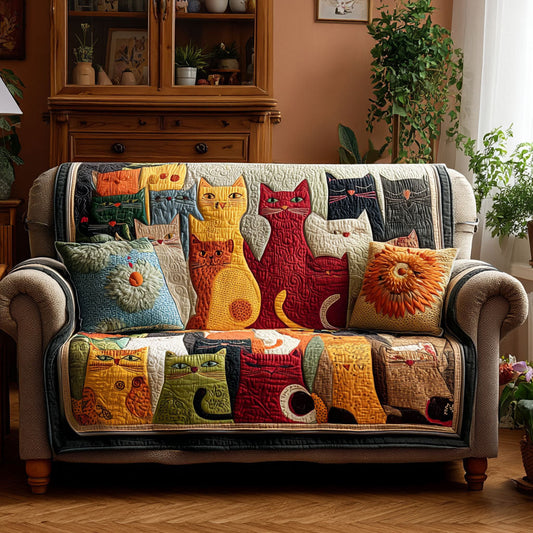 Pop Paws Quilted Sofa Cover NCU0PTT2153