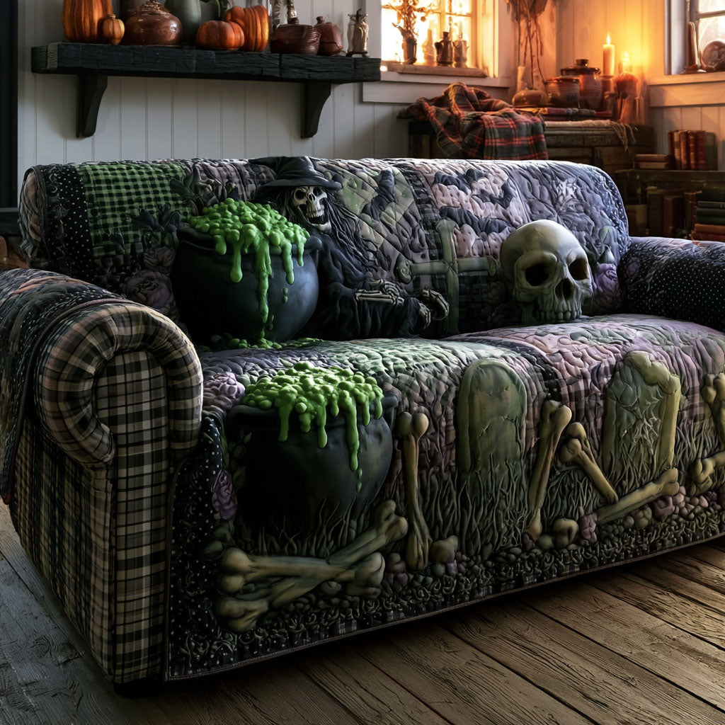 Potion Night Quilted Sofa Cover NCU0PTT3253