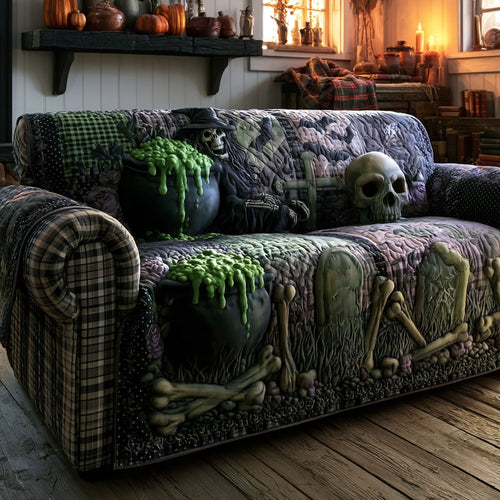 Potion Night Quilted Sofa Cover NCU0PTT3253