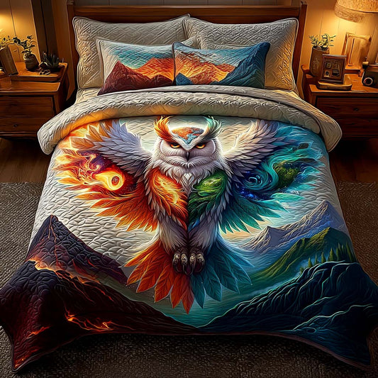 Powerful Wings 3-Piece Quilted Bedding Set NCU0DQQ0143