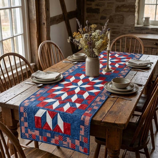 Prairie Bloom Quilted Table Runner NCU0DQQ0654