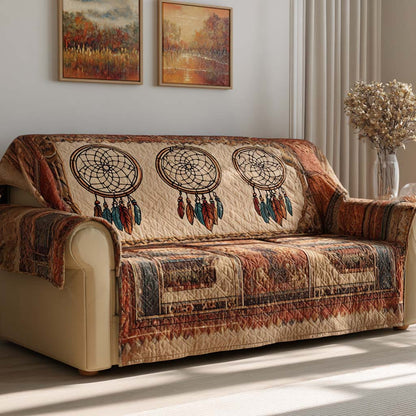 Prairie Loom Quilted Sofa Cover NCU0NXD1465