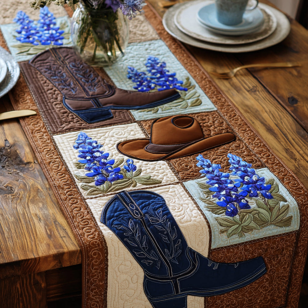 Prairie Morning Quilted Table Runner NCU0LDH544