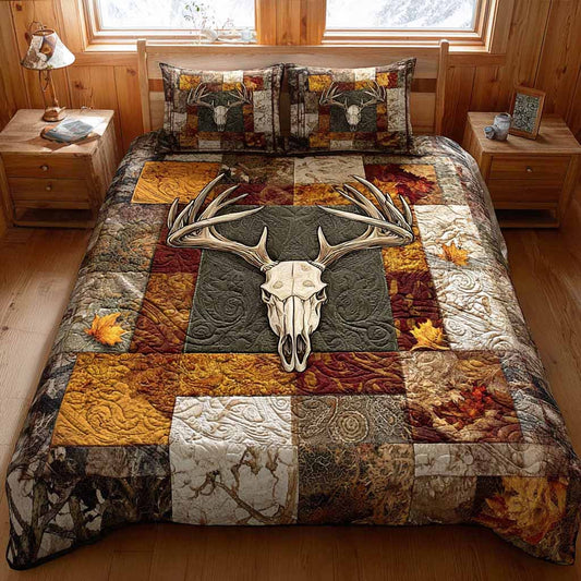 Prairie Rack 3-Piece Quilted Bedding Set NCU0NXD1741