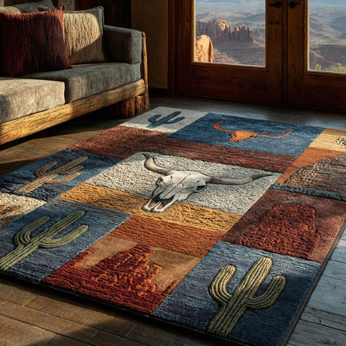 Prairie Skull Area Rug NCU0LDH307