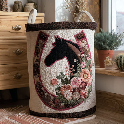 Prairie Soul Collection Quilted Laundry Basket NCU0PTT2739