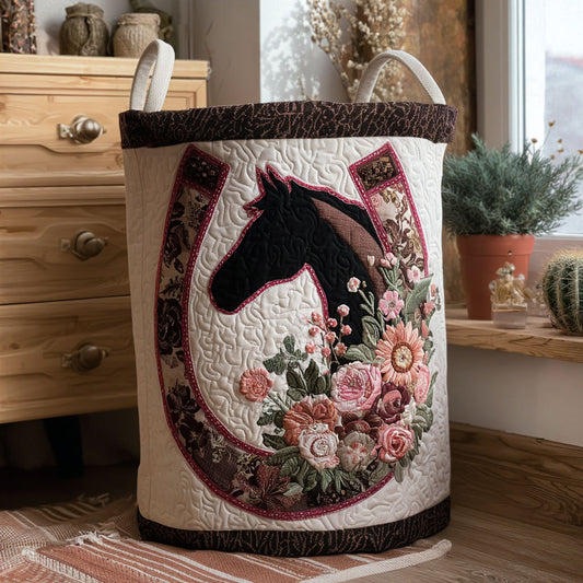 Prairie Soul Collection Quilted Laundry Basket NCU0PTT2739