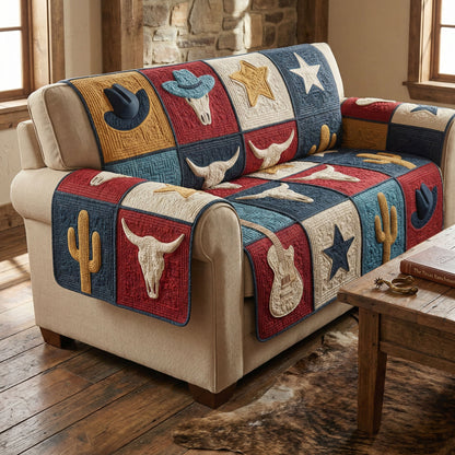 Prairie Soul Quilted Sofa Cover NCU0NTD1722