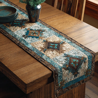 Prairie Stitch Quilted Table Runner NCU0NTV830