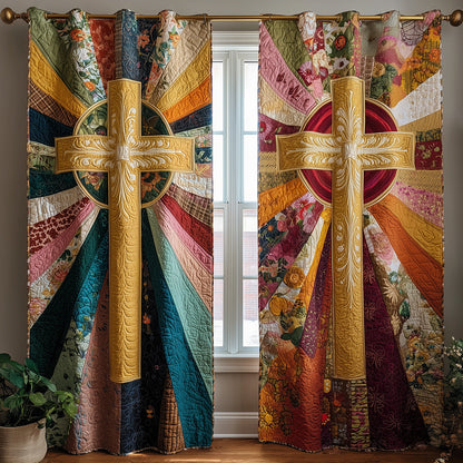 Praise in Every Hue Quilted Curtains NCU0TH3757