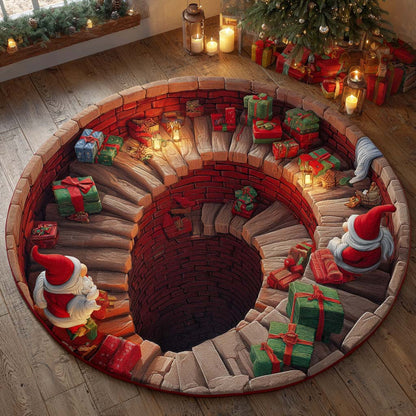 Present Steps Round Carpet NCU0XD1428