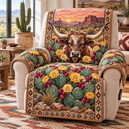 Prickly Bloom Quilted Sofa Cover NCU0NTD2461