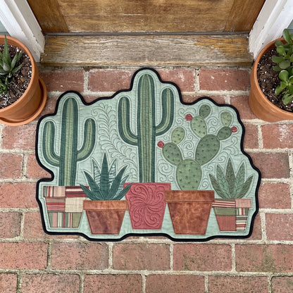 Prickly Love Custom Shape Doormat NCU0DV2080