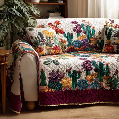Prickly Love Quilted Sofa Cover NCU0NNT2357