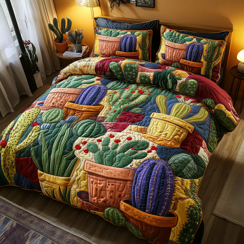 Prickly Paradise Duvet Cover Set NCU0NVH514