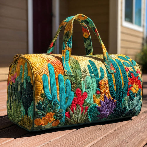 Prickly Paradise Quilted Duffle Bag NCU0DDK2435