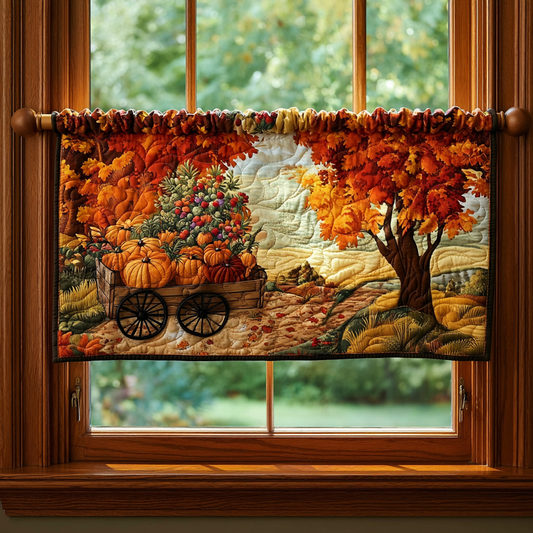 Pumpkin Breeze Quilted Valance NCU0DDK743