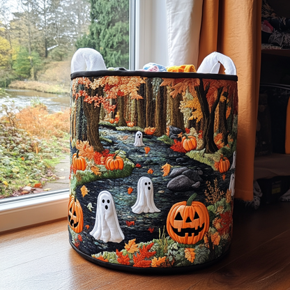 Pumpkin Creek Quilted Laundry Basket NCU0DDK907