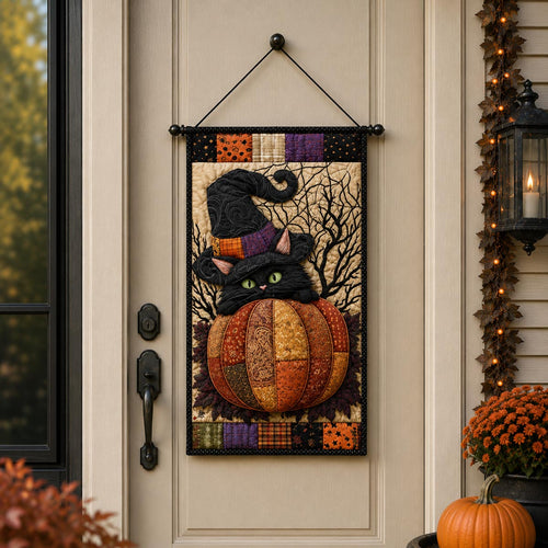 Pumpkin Familiar Quilted Door Banner NCU0DV2266
