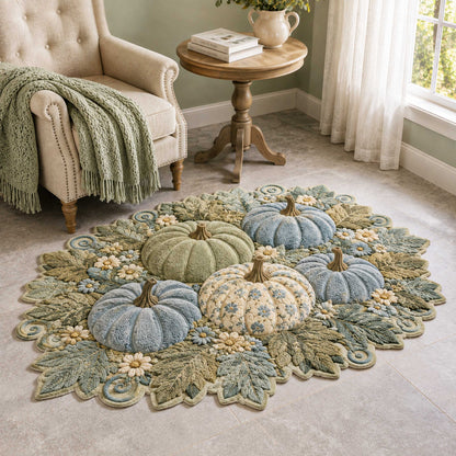 Pumpkin Hollow Custom Shape Area Rug NCU0NTD2146
