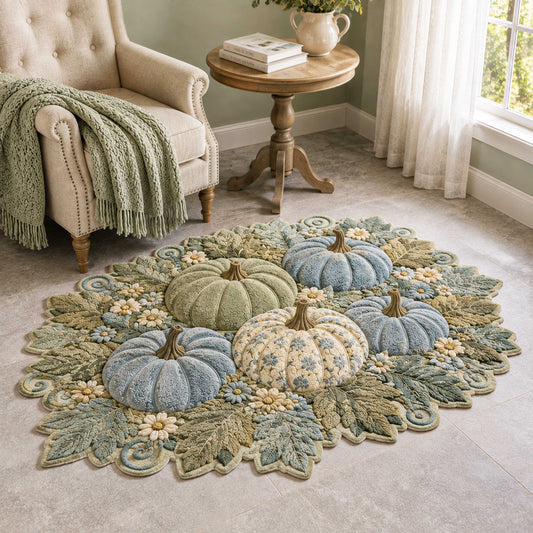 Pumpkin Hollow Custom Shape Area Rug NCU0NTD2146