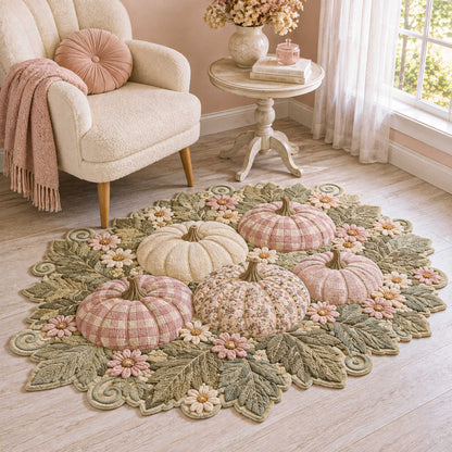 Pumpkin Magic Custom Shape Area Rug NCU0NTD2152