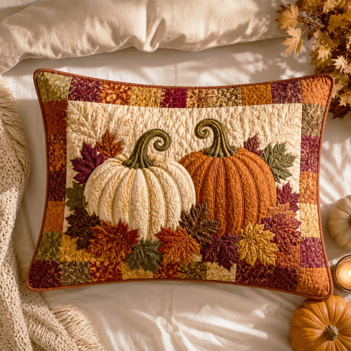 Pumpkin Meadow Quilted Bedding Pillow Case NCU0NTD2061
