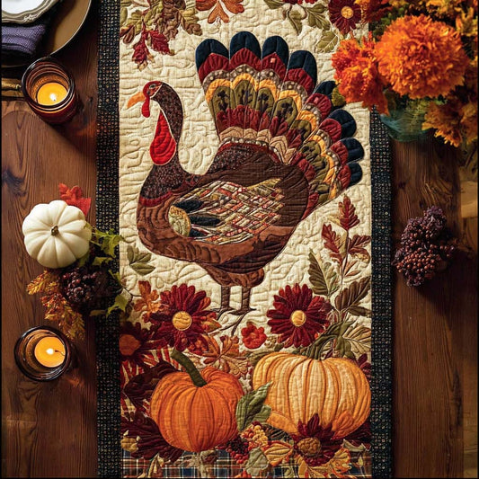 Pumpkin Parade Quilted Table Runner NCU0PTT1598