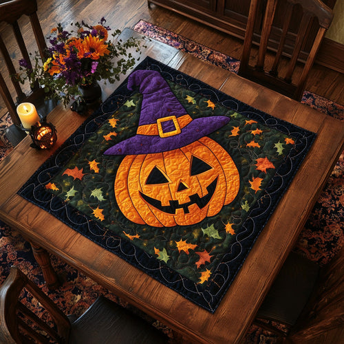 Pumpkin Path Quilted Table Topper NCU0DV731