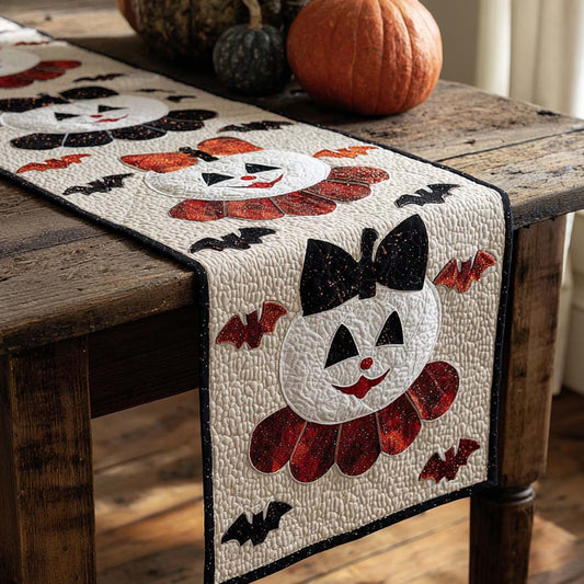 Pumpkin Princess Quilted Table Runner NCU0NXD291
