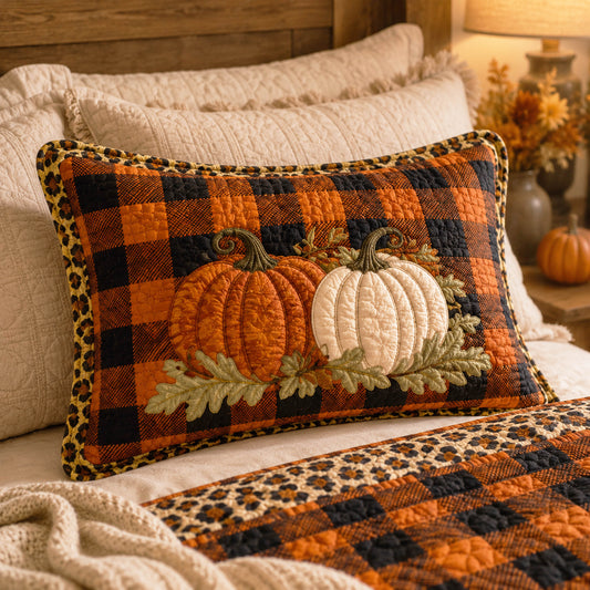 Pumpkin Season Quilted Bedding Pillow Case NCU0NTD2070